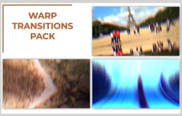Warp Transitions Pack After Effects Template