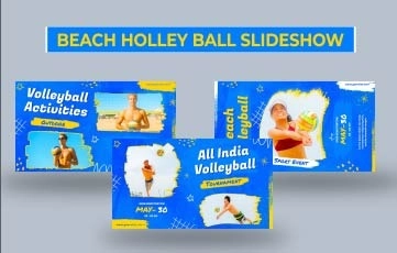 Beach Volleyball Slideshow After Effects Template