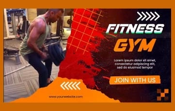 Gym and Fitness Slideshow After Effects Template