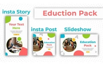 School And College Education Classes Pack After Effects Template