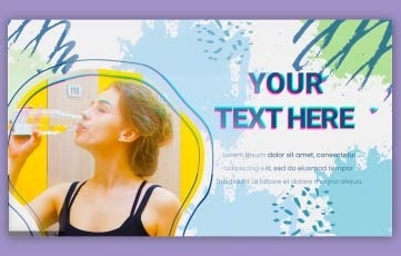 Aqua Marketing Plan Slideshow After Effects Template