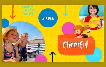Colorful Fun Slideshow After Effects Template
