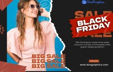 New Black Friday Sale Slideshow After Effects Template