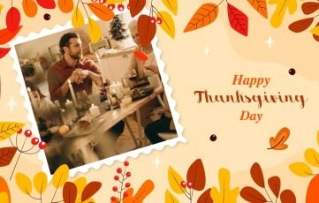 Thanks Giving Slideshow After Effects Template