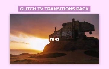 Glitch TV Transitions Pack