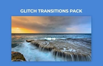 Top Glitch Transitions Pack Template