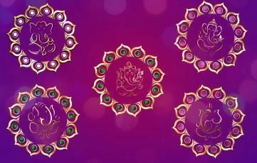 Wedding Ganesha Element Animation After Effects Template