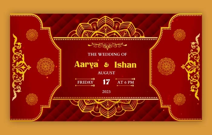 Best Royal Wedding Invitation Slideshow After Effects Template