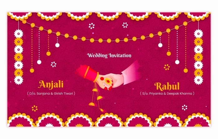 Indian Wedding Invitation Slideshow After Effects Template