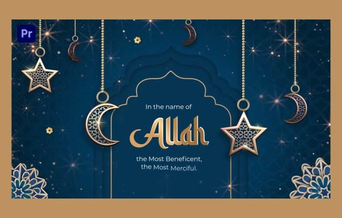 Muslim Islamic Nikah Wedding Invitation Premiere Pro Template