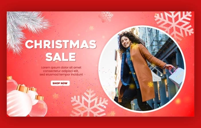 Christmas Sale Slideshow Greetings In After Effects