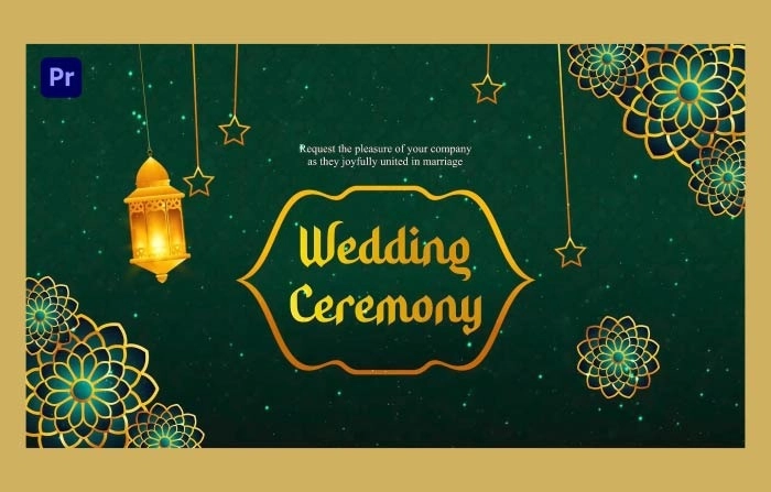 Custom Design Your Muslim Wedding Invitation Slideshow With Premiere Pro Template