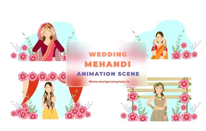 Create The Perfect Wedding Scene With An After Effects Mehndi Animation Template