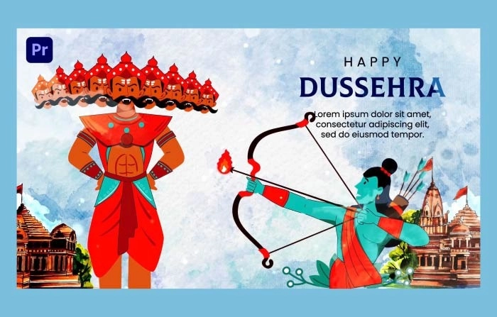 Dussehra Festival Premiere Pro Template