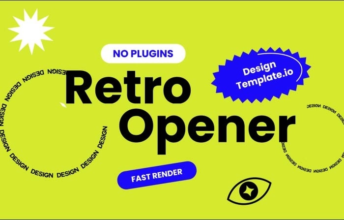 Create Mind Blowing Retro Opener With After Effects Template