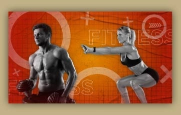 Fitness Slideshow For Professional Gyms After Effects Template