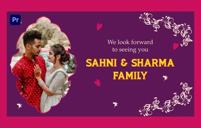 Hindu Wedding Invitation Premiere Pro Template