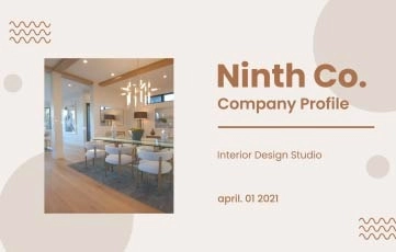 Minimalist Interior Company Profile After Effects Template
