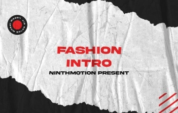 Paper Trendy Fashion Intro After Effects Template