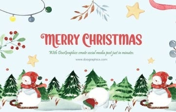 Merry Christmas Wishes Slideshow 2 After Effects Template