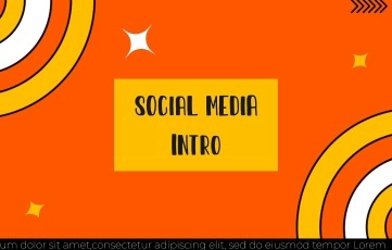 Social Media Intro After Effects Templates