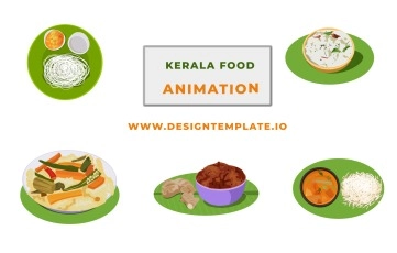 Kerala Food Elements After Effects Template 01
