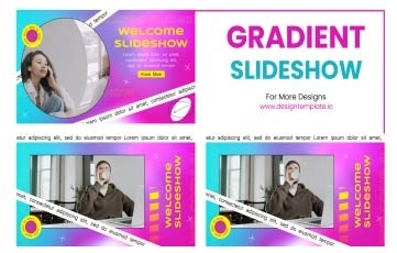 Gradient Slideshow After Effects Template