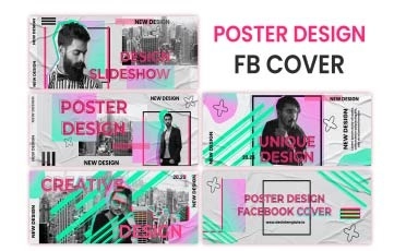 Poster Design Facebook Cover After Effects Template 03