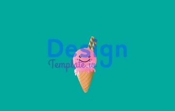 Ice Cream Scene Animation