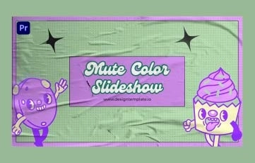 Mute Color Slideshow Premiere Pro Template