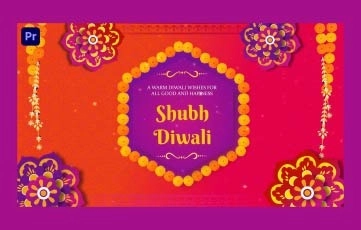 Design From Premiere Pro Diwali Slideshow Template