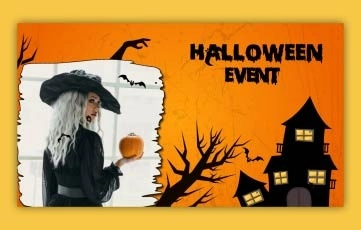Halloween Day Event After Effects Slideshow Template
