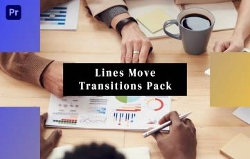Lines Move Transitions Pack Premiere Pro Template