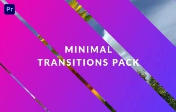 Minimal Transitions Pack Premiere Pro Template
