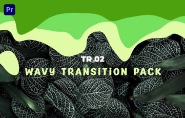 Wavy Transition Pack Premiere Pro Template