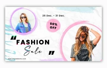 Fashion Store After Effects Slideshow Template