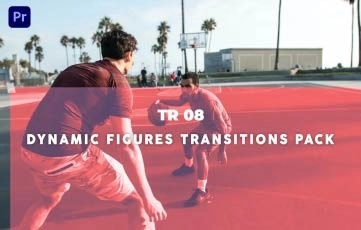 Dynamic Figures Transitions Pack Premiere Pro Template
