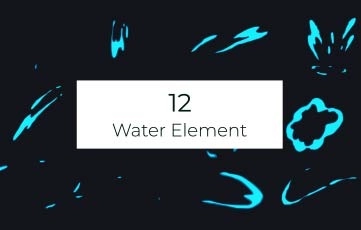 After Effects Template Water Element
