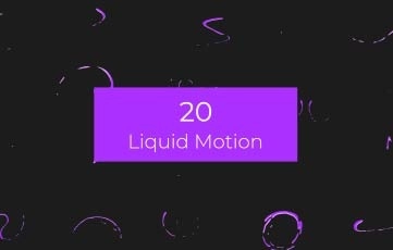 Create Liquid Motion Backgrounds After Effects Template