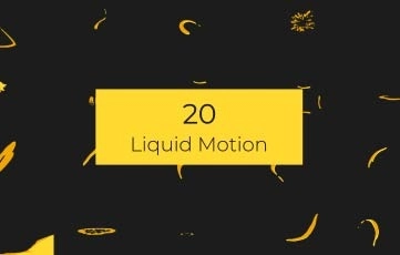 Create Liquid Motion Animations After Effects Template