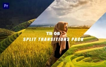 Premiere Pro Template Split Transitions Pack