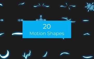 After Effects Motion Shapes Templates