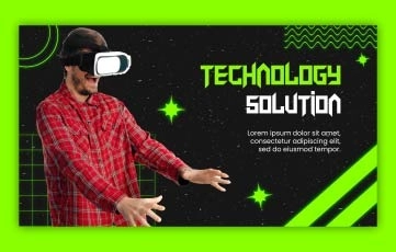 Virtual Reality After Effects Slideshow Template
