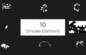 Unique Templates Smoke Element After Effects Template