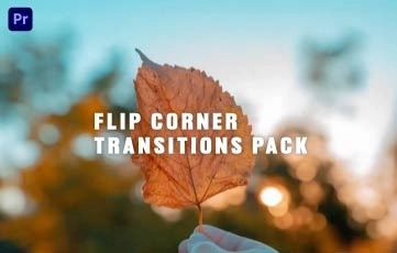 Flip Corner Transitions Pack Premiere Pro Template