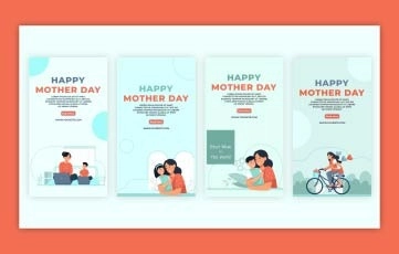 Mothers Day Instagram Story Premiere Pro Templates