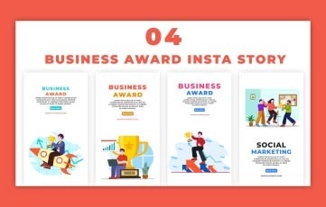 Business Award Instagram Story Premiere Pro Templates
