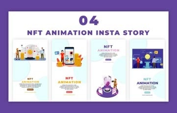 NFT Animation Instagram Story Premiere Pro Templates
