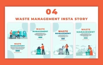 Waste Management Instagram Story Premiere Pro Templates