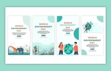 World Environment Day Instagram Story Premiere Pro Templates